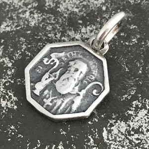 Extra Small St. Benedict MEDAL - 3/8" - Bronze - Vintage Replica - Made in the USA  (CD-308)