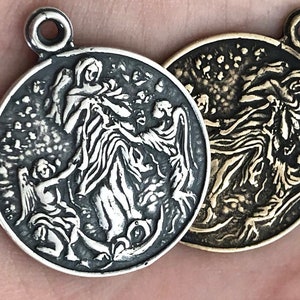 Mary Undoer of Knots Medal - Untier of Knots - Bronze or Sterling Silver - Reproduction - Made in the USA
