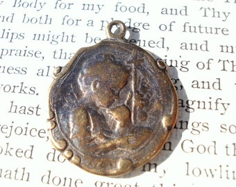 St. John the Baptist - MEDAL - Bronze - Vintage Replica - Made in the USA (SM18)
