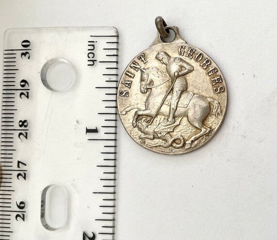 Large St George Medal - St George - Old Medal - R… - image 3