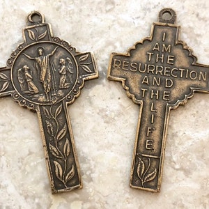 Resurrection - Christ Is Risen - Resurrection - Easter - Medal - Bronze or Sterling Silver - Religious Medal - Catholic Medal