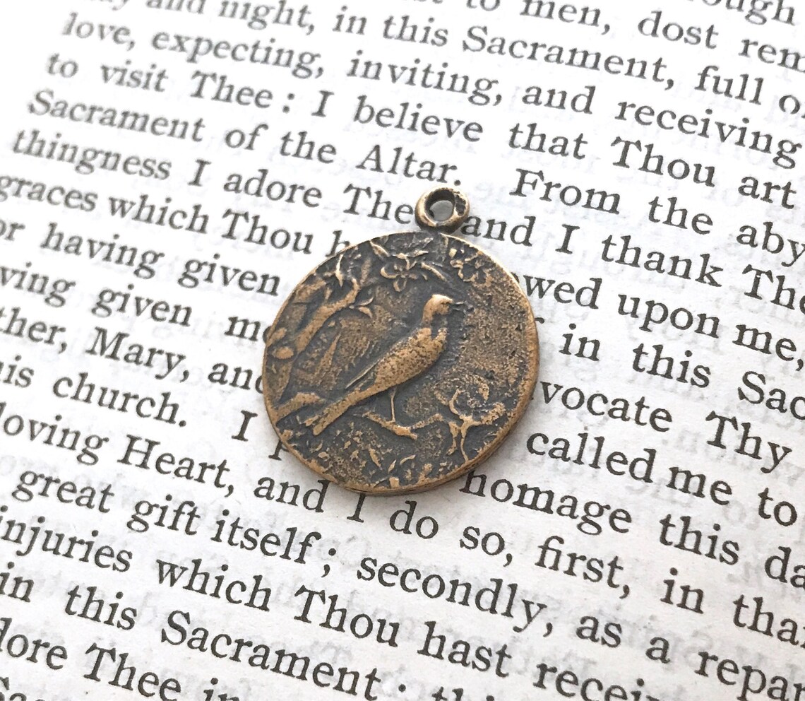 St. Cecilia Medal - Patron of Music - 7/8" - Bronze or Sterling Silver ...