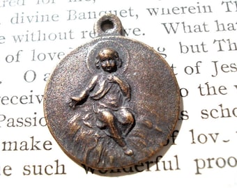 Vintage Bronze Medal by Christmas 1983 - Holy Family - Birth of