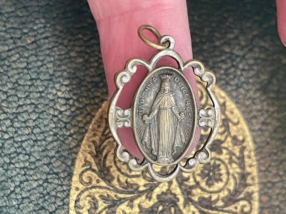 Antique st michael medal deals