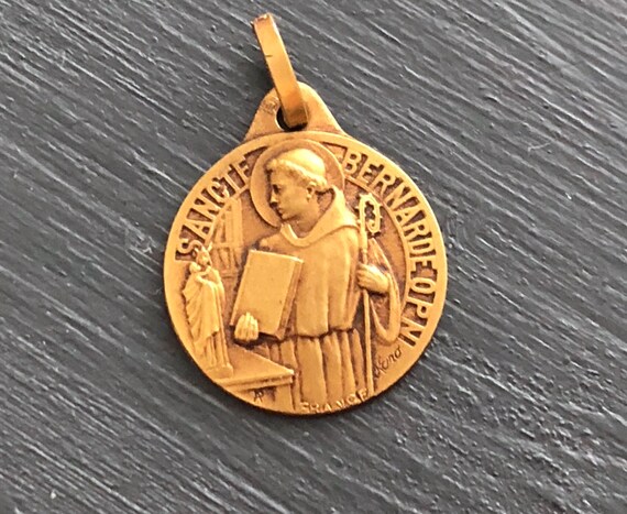 Saint Bernard - Gold Plated -  Signed Karo -  Rea… - image 3