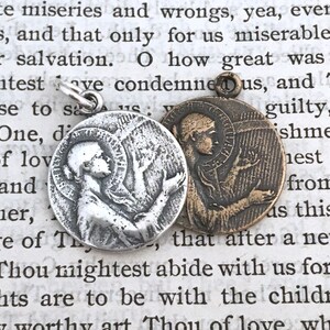 St. Cecilia Medal - Patron of Music - 7/8" - Bronze or Sterling Silver ...