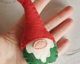 Felt gnome ornaments - elf nordic decoration - scandinavian design for her