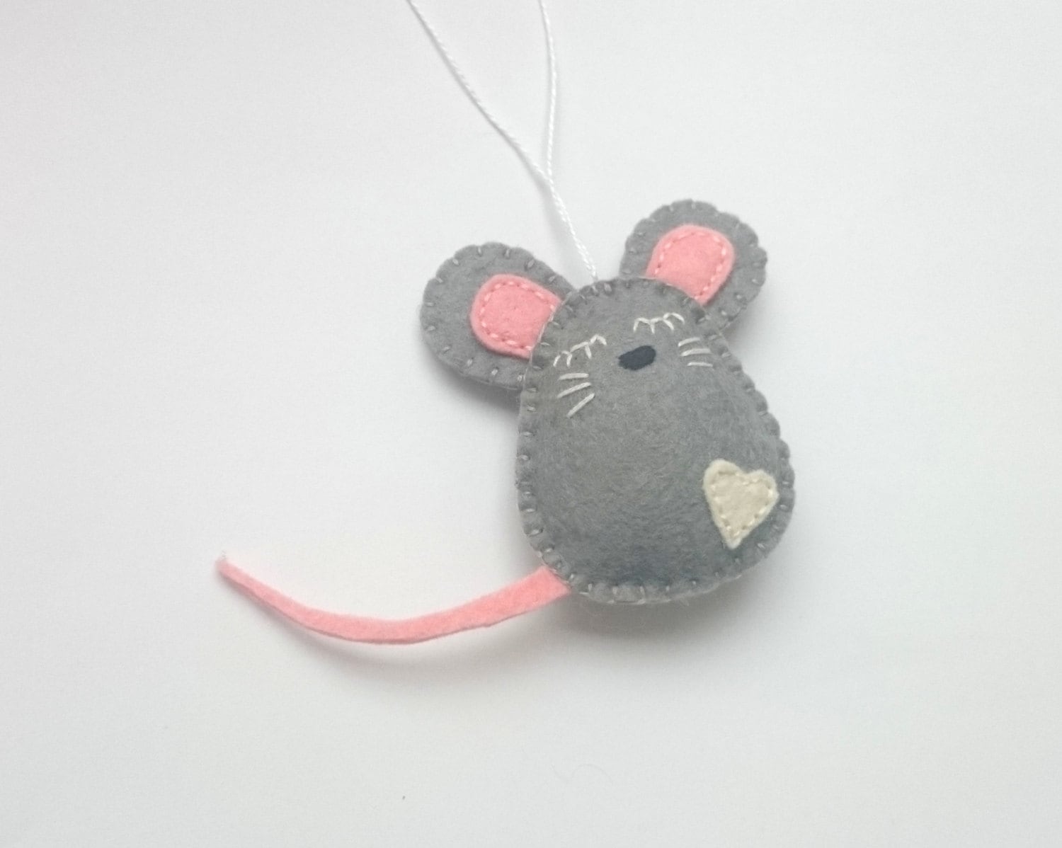 Felt mouse ornament Christmas mice home decor handmande Etsy