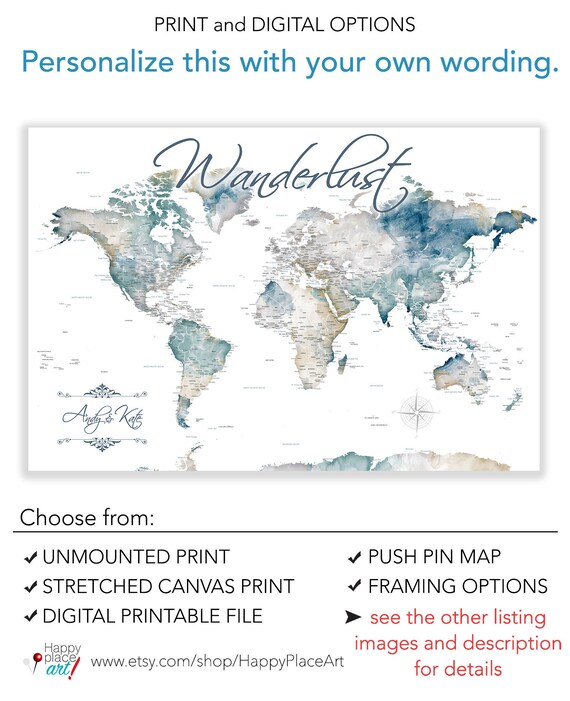 Wanderlust Map