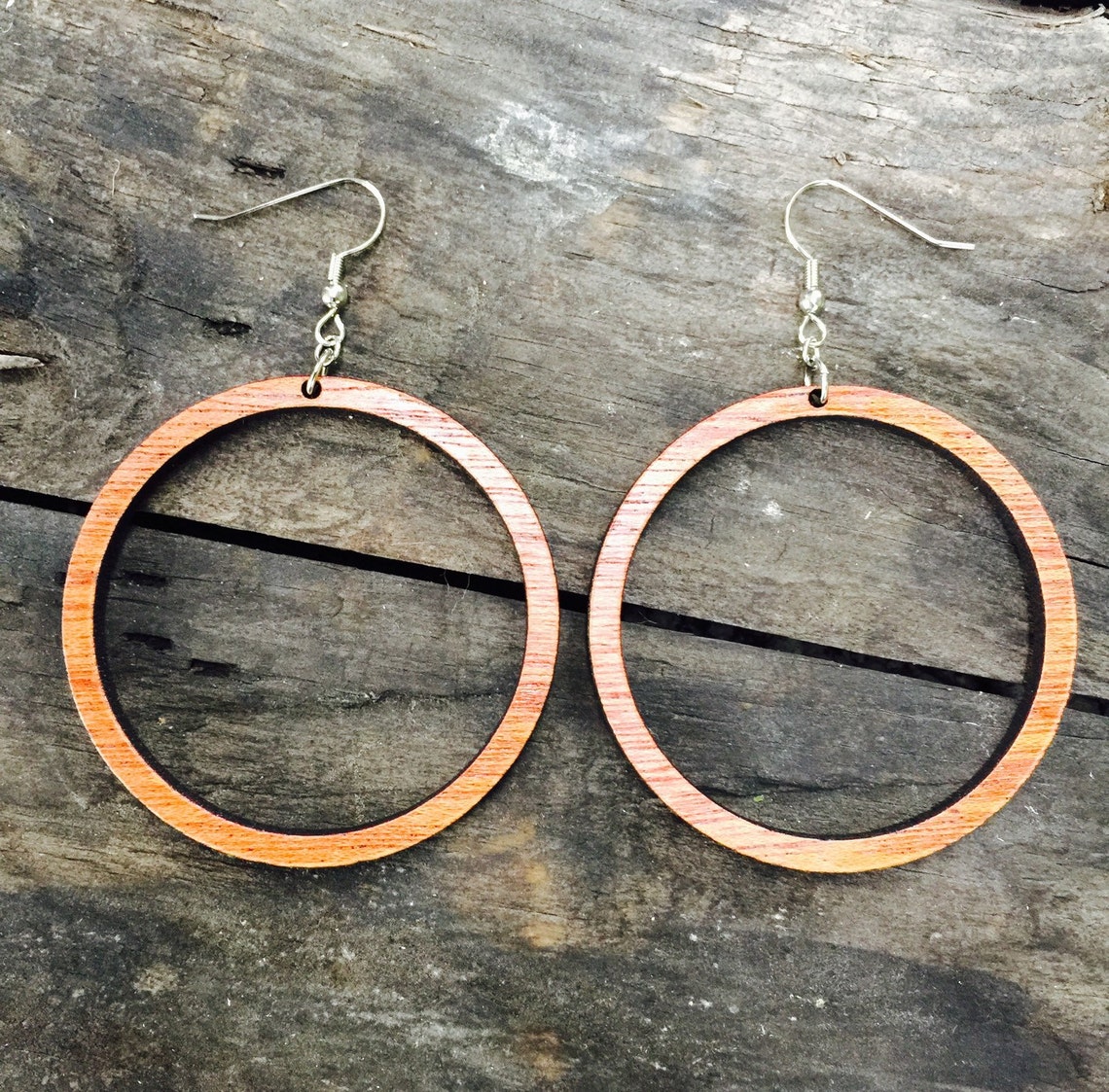 Reclaimed Wood Earrings (E8)