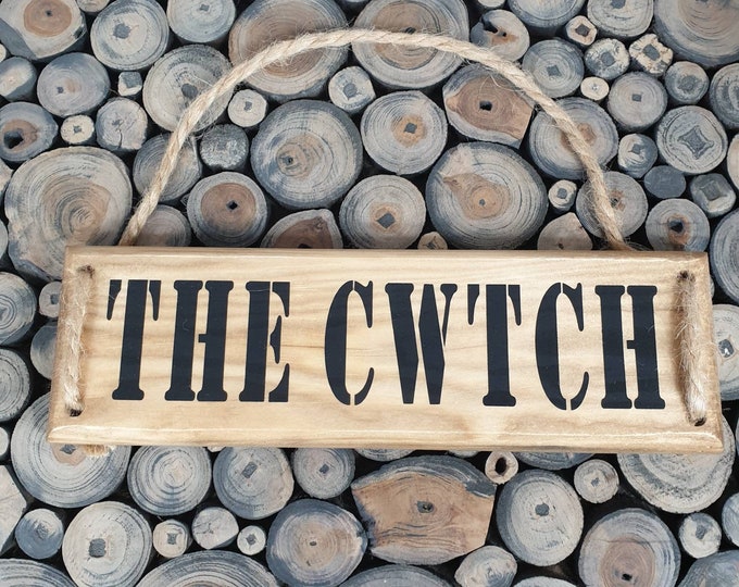 The Cwtch Wall Plaque, The Cwtch Wooden Sign