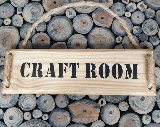 Craft Room Plaque, Craft Room Sign