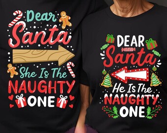 Dear Santa T-Shirt, Customized Sweatshirt, Gift Idea, Gift for Her, Gift for Mom, Christmas Gift, Christmas Shirt, Christmas Shirt