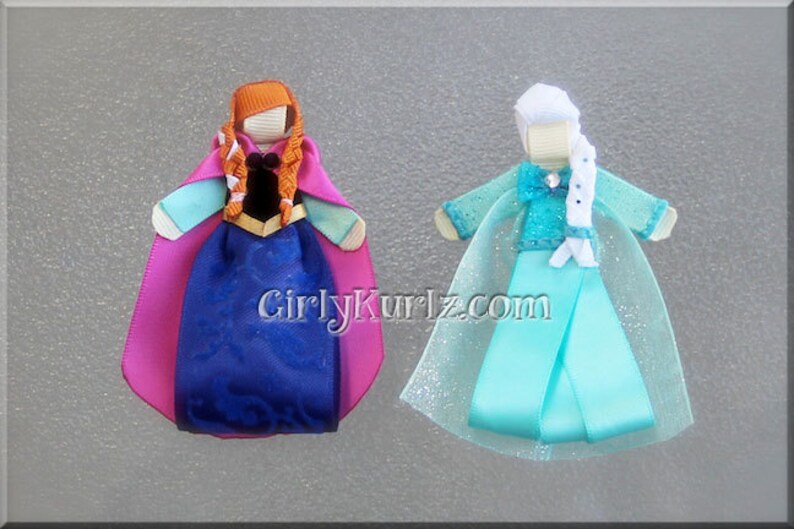 Elsa Hair Clip Frozen Hair Clip Elsa Hair Bow Frozen Elsa Etsy