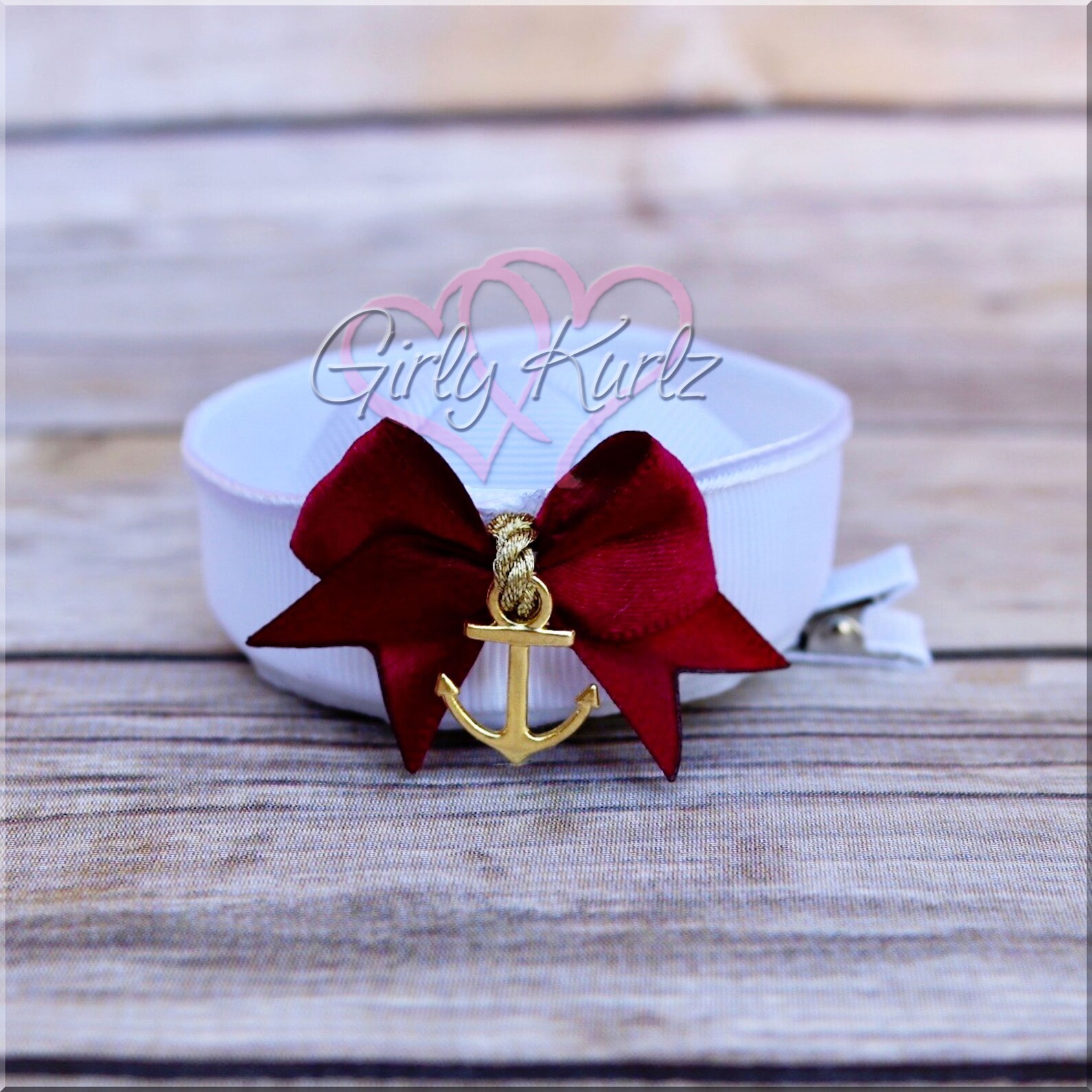 Sailor Hair Bow Sailor Hat Hair Clip Sailor Hat Bow Navy Etsy