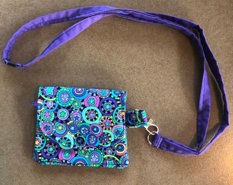 Mini Wallet and Lanyard for Kids, Teens