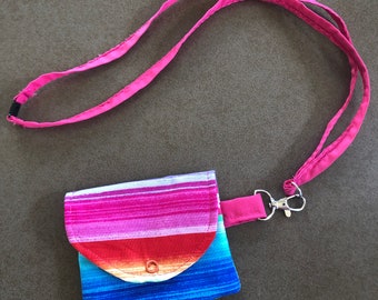 Mini Wallet and Lanyard for Kids or Teens Fun Designs