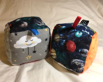 Outer Space themed Soft Baby Blocks