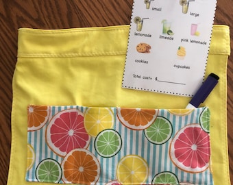 Just Pretend Play Apron- Lemonade Stand