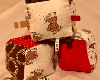 Teddy Bear Soft Baby Blocks