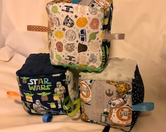 Star Wars themed soft baby blocks