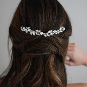 Crystal Hair Vine, Wedding Backpiece, Bridal Comb, Bridal Hair Vine, Wedding Hair Vine, Wedding Comb, Bridal Hair Accessory, ~TC-2458