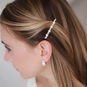 Set of 2 Pearl Bobby Pins, Bridal Bobby Pins, Wedding Bobby Pins, Pearl Bridal Bobby Pins, Bridesmaid Pearl Bobby Pins, Hair Pin ~2869