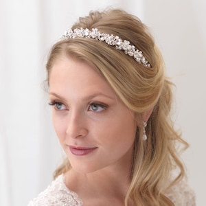 Crystal Bridal Headband, Crystal Wedding Headband, Rhinestone Headband, Crystal Headband, Hair Accessory, Bridal Headpiece TI-3303 image 5