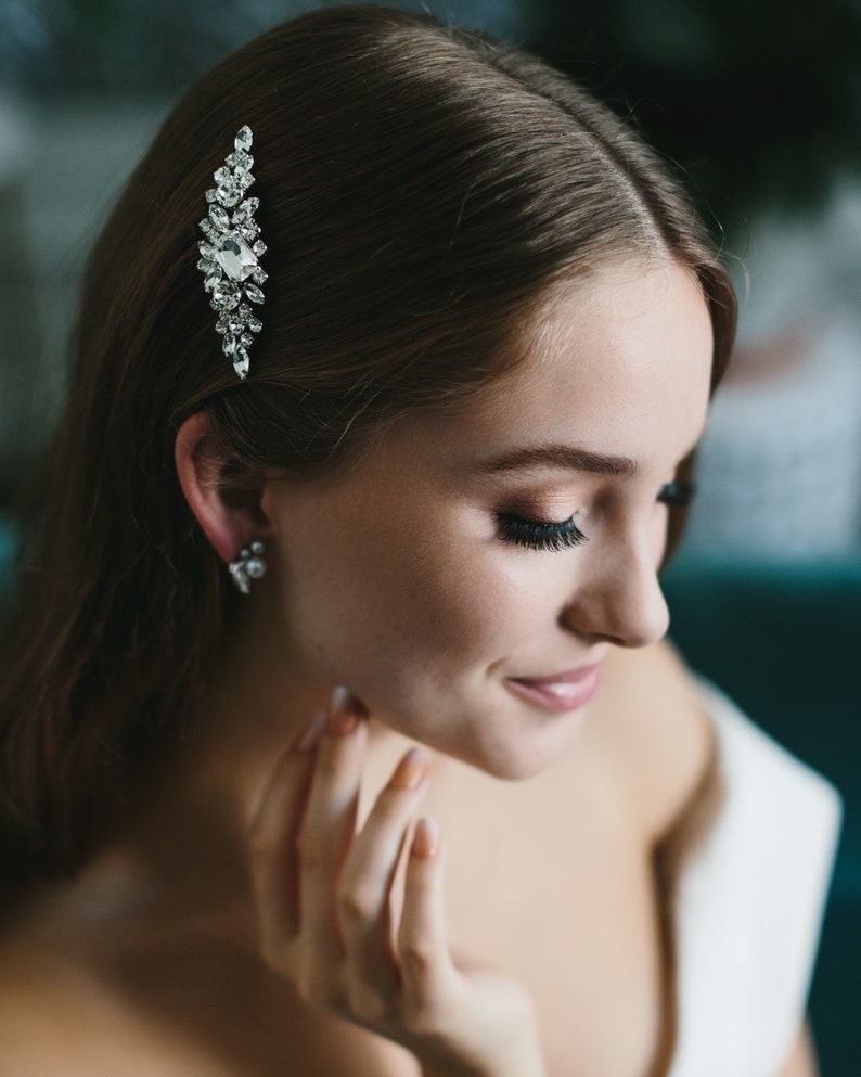 Kristall Braut Haarkamm Kleine Hochzeit Haarkamm Kristall Brautkamm Hochzeit Haarkamm Braut Haarschmuck 2508 Bild 1