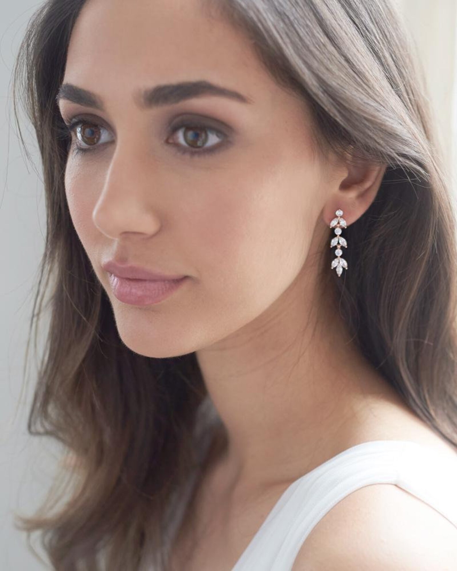 Floral Bridal Bracelet & Earring Set Bridal Bracelet Set Etsy