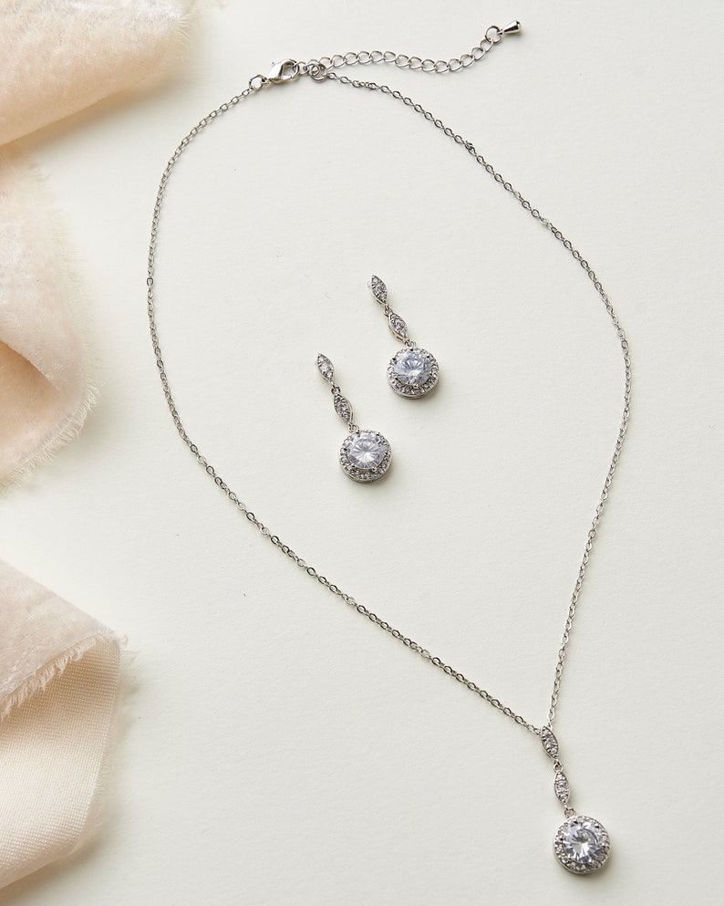 Bridesmaid Jewelry Set Bridal Party Pendant Set MOH Gift Etsy