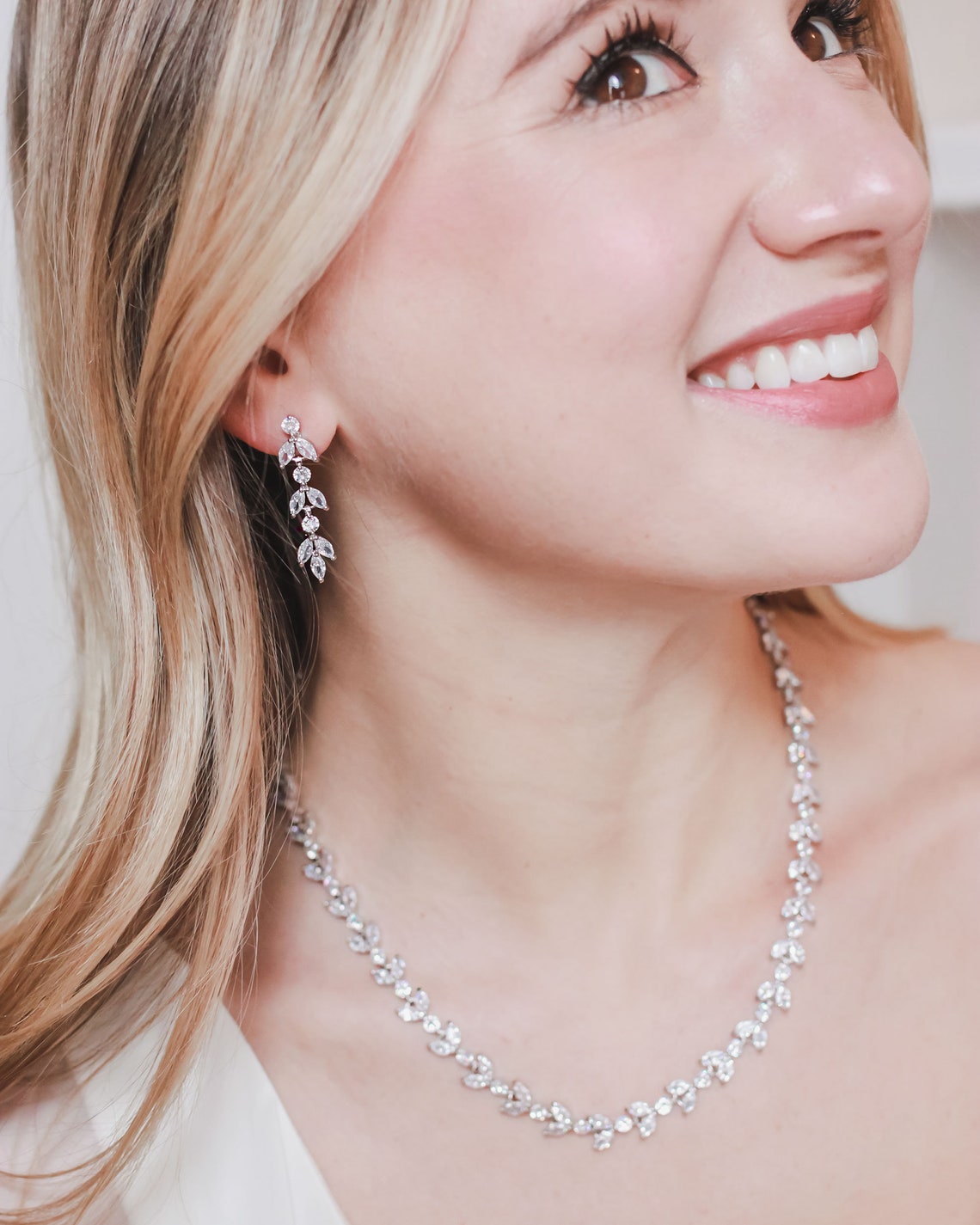 Wedding Jewelry Set Bridal Jewelry Set Floral Bridal Jewelry Etsy