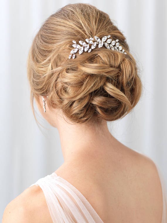 Rhinestone Bridal Hair Comb Floral Wedding Hair Comb Bridal - Etsy Rhinestone Bridal Hair Comb Floral Wedding Hair Comb Bridal - Etsy