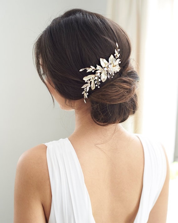 Crystal Rhinestone Flower Hair Clip Gift Bridal Wedding Hair Accessory Charming 