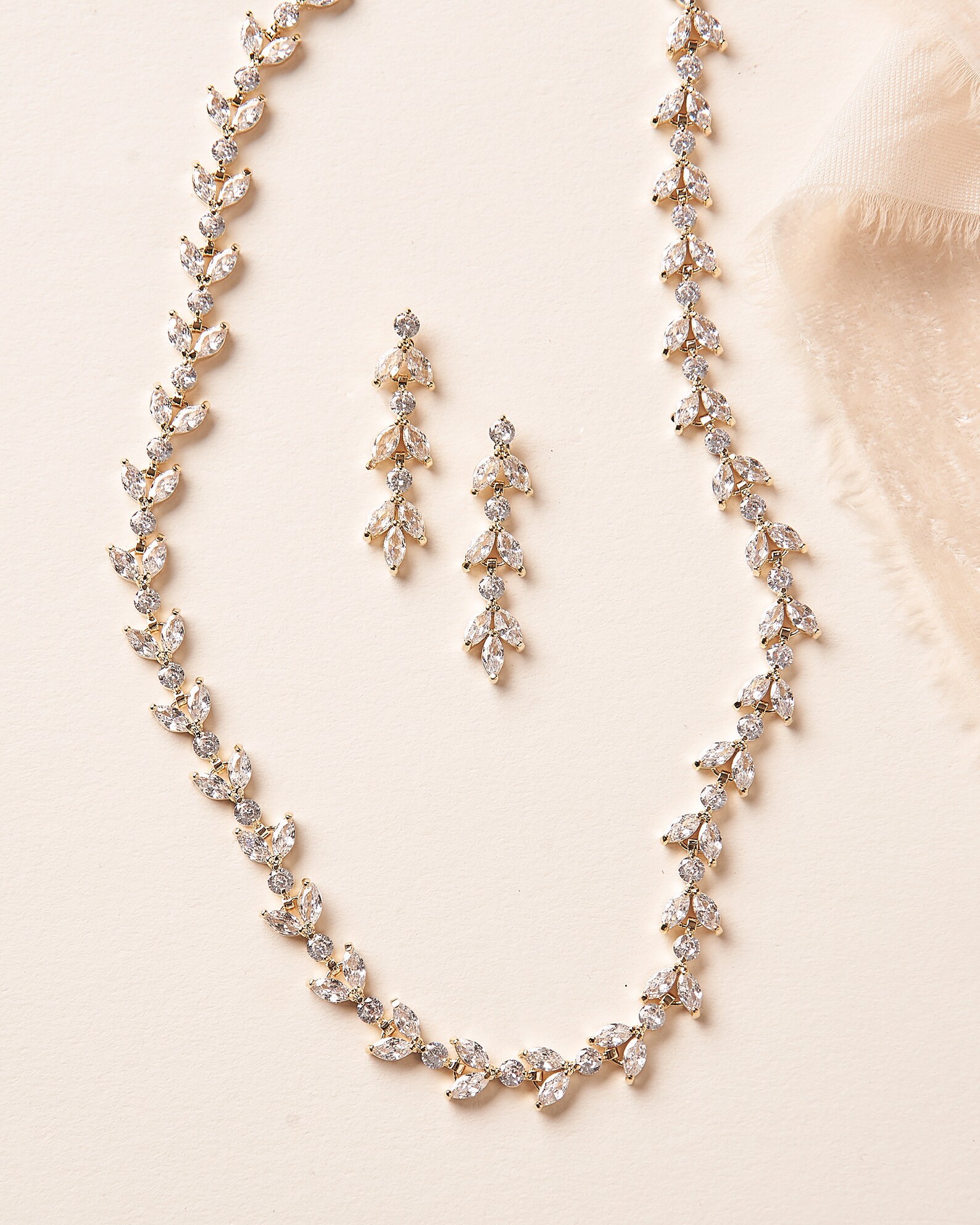 Wedding Jewelry Set Bridal Jewelry Set Floral Bridal Jewelry Etsy