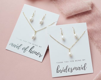 Simple Single Pearl Drop Necklace Bridesmaid Wedding Flower Girls Bridal 15N Simple Single Pearl Drop Necklace Bridesmaid Wedding Flower Girls Bridal 15N