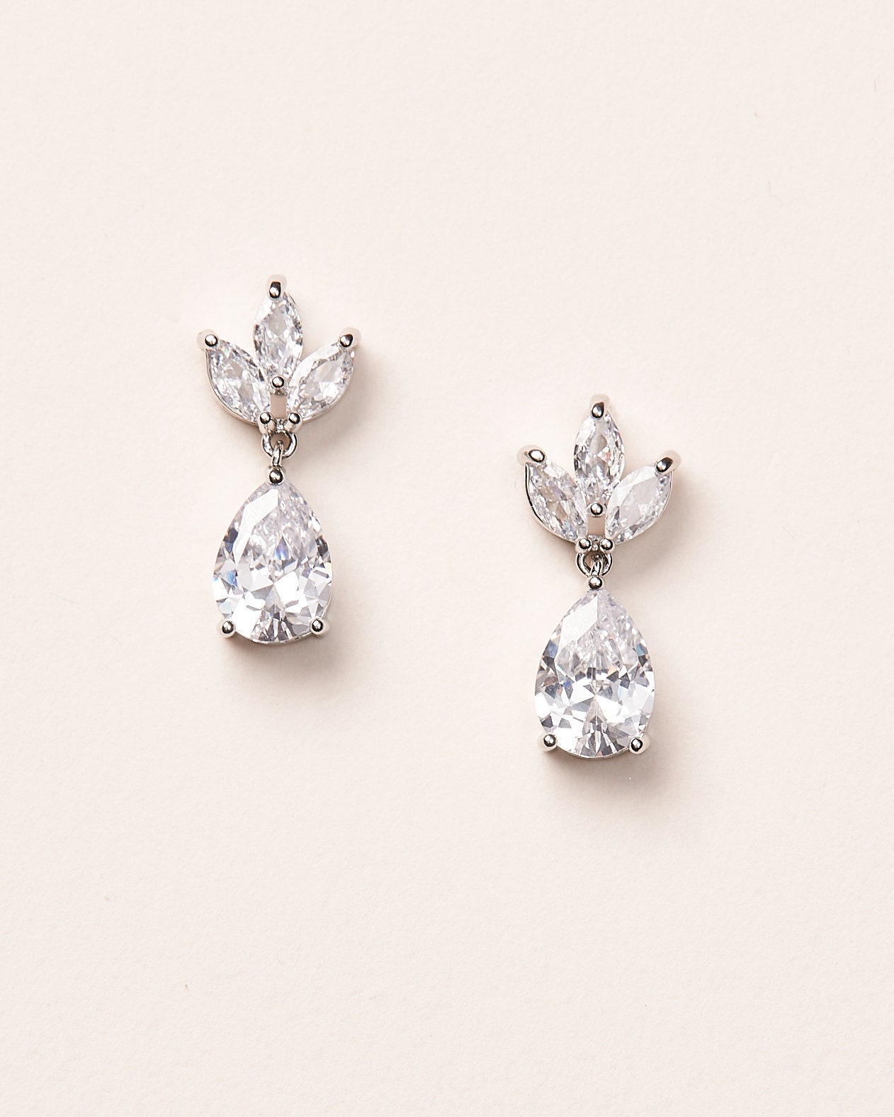 Cz Bridal Earrings