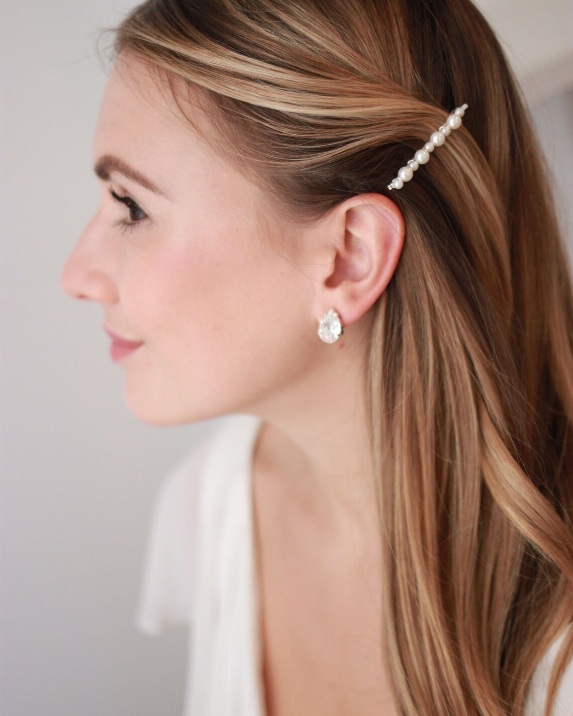 Set of 2 Pearl Bobby Pins Bridal Bobby Pins Wedding Bobby Etsy Canada