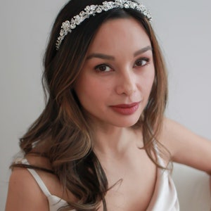 Crystal Bridal Headband, Crystal Wedding Headband, Rhinestone Headband, Crystal Headband, Hair Accessory, Bridal Headpiece TI-3303 image 4