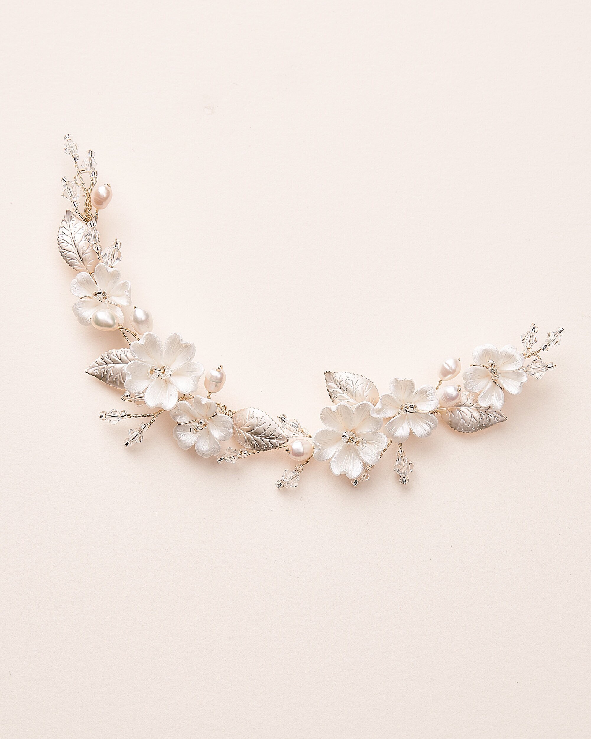 bridal pearl headpiece