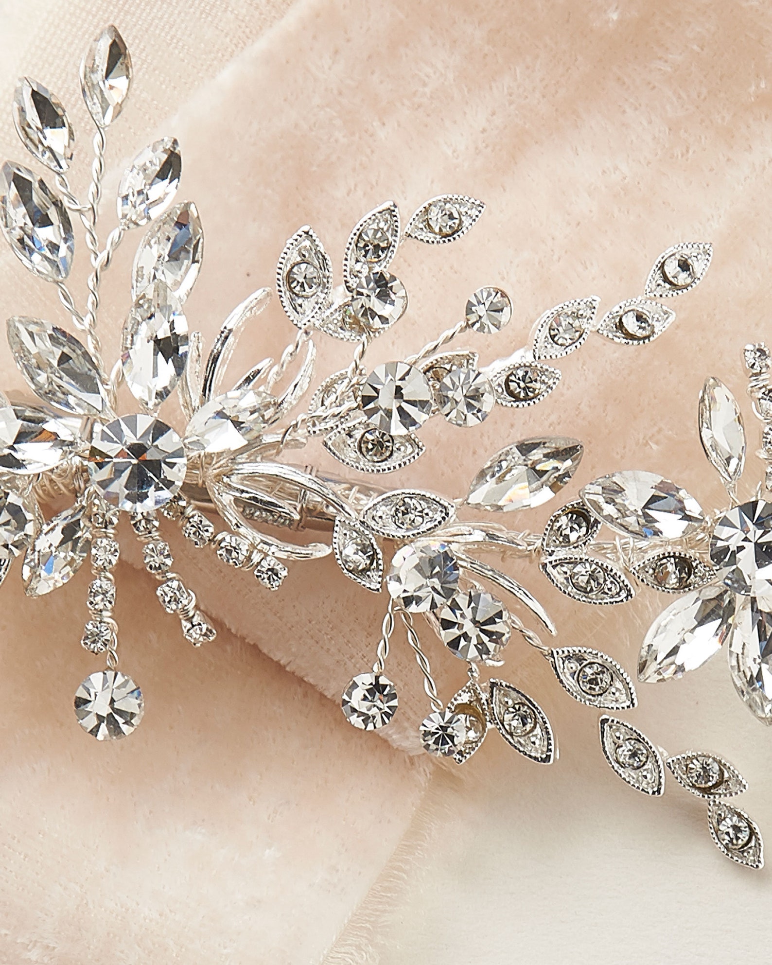 Crystal Bridal Hair Clip Crystal Wedding Hair Clip Bridal Etsy