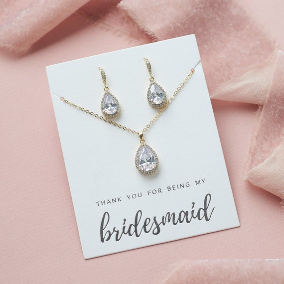 bridesmaids jewelry sets