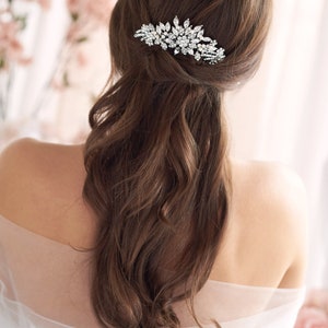 Pearl Bridal Hair Comb, Vintage Bridal Hair Comb, Wedding Hair Accessory, Rhinestone Hair Comb, Bridal Hair Accessory, Bridal Hair Comb2228 image 3