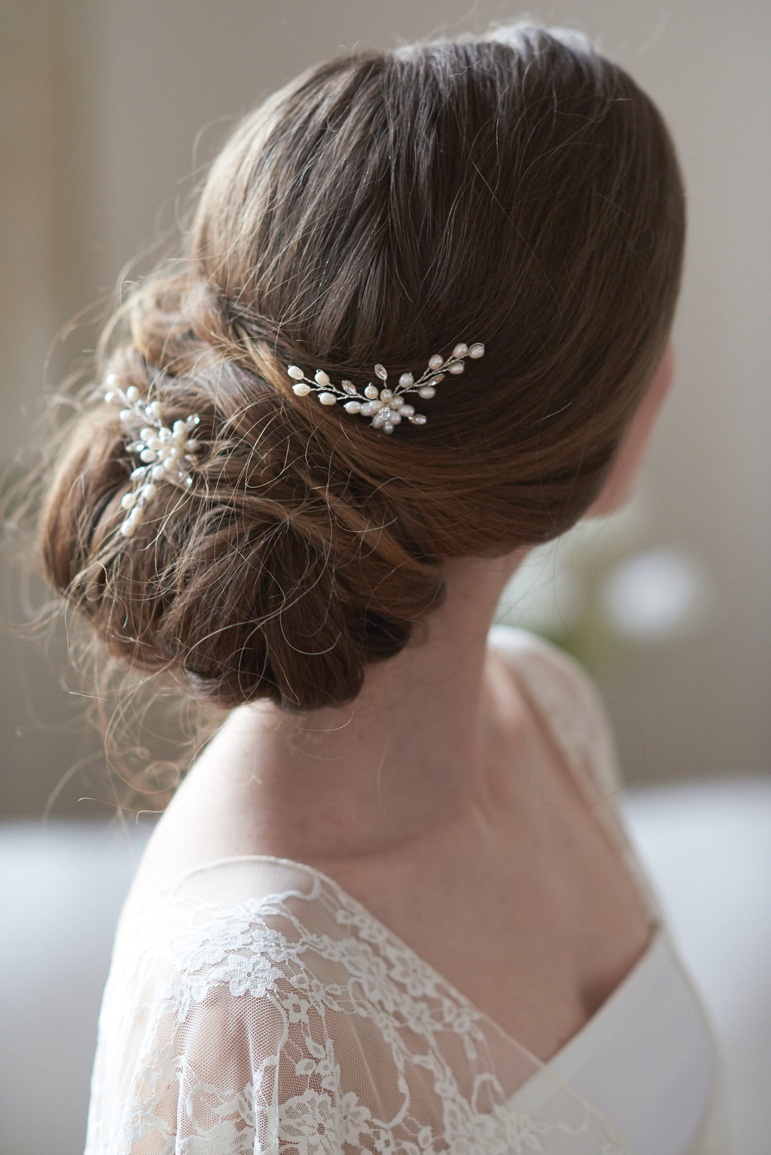 Floral Wedding Hairpin. Wedding Headpiece Bridal Hairpin | Etsy