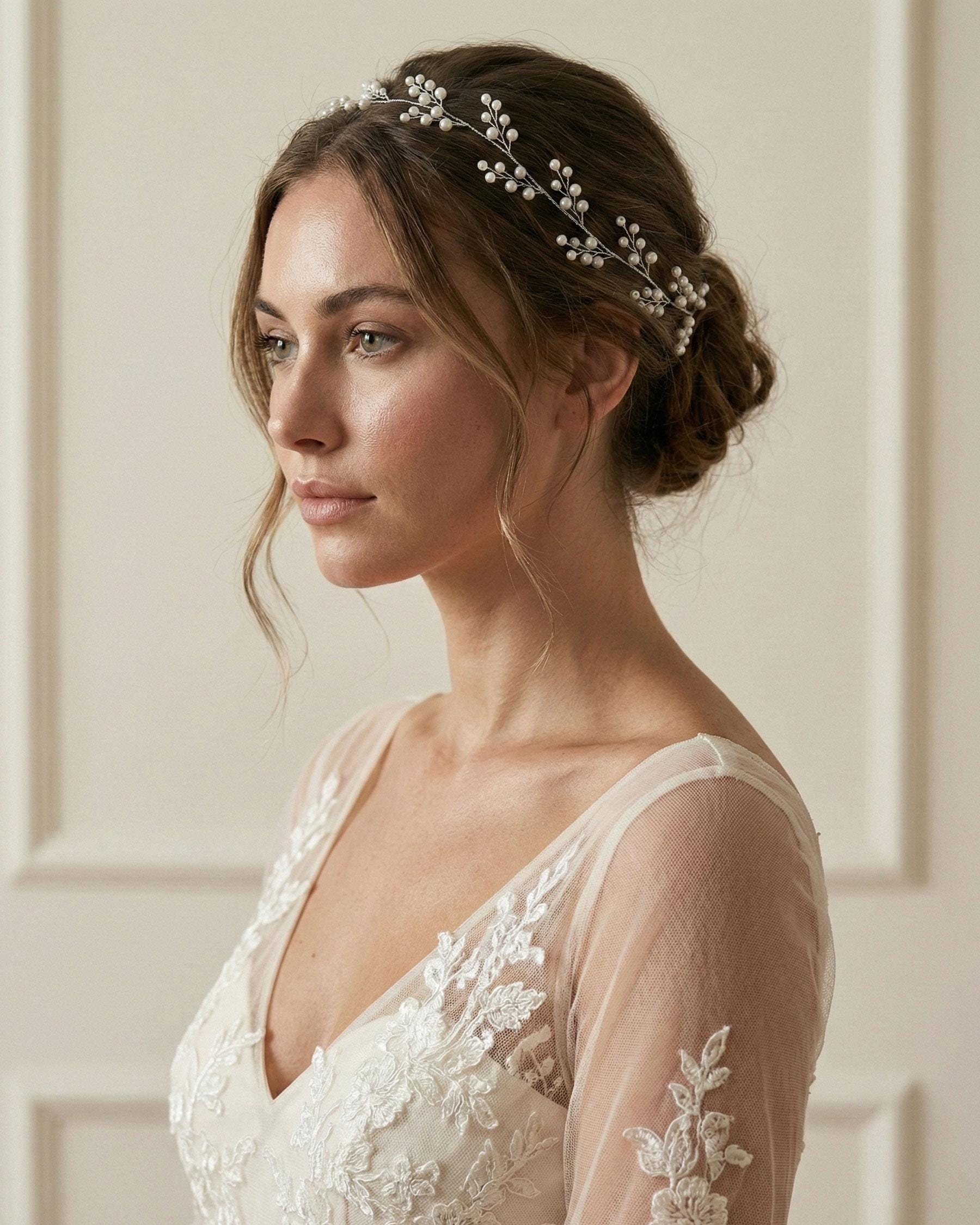 Dareth Colburn Jewel Headpiece Dareth Colburn, Juliet Floral Tiara | Zola main image 2