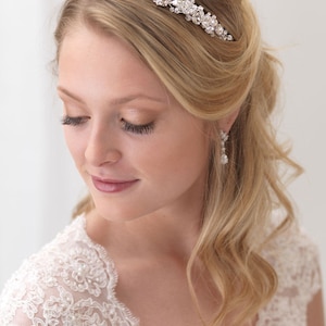 Crystal Bridal Headband, Crystal Wedding Headband, Rhinestone Headband, Crystal Headband, Hair Accessory, Bridal Headpiece TI-3303 image 6