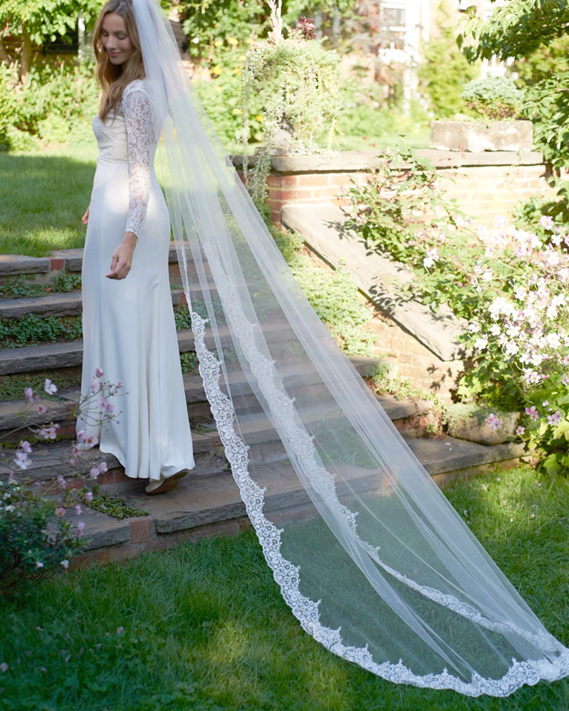 Pearl Lace Wedding Veil Rhinestone Bridal Veil Lace Etsy pearl-lace-wedding-veil-rhinestone-bridal-veil-lace-etsy