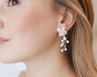 Women's New Pierced Drop/Dangle Czech Pearl Beaded Earrings  