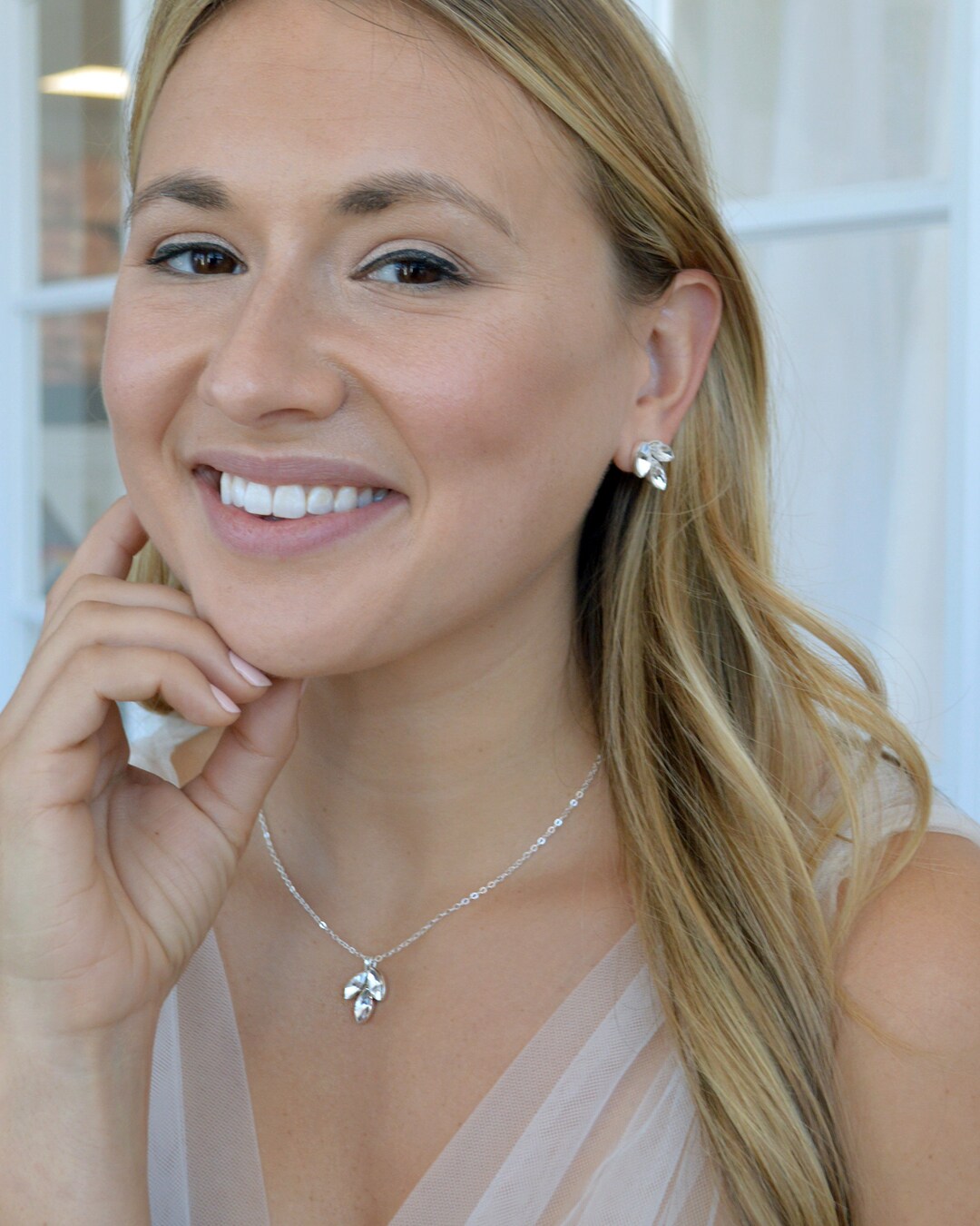 Crystal Bridal Jewelry Set, Wedding Jewelry Set, Crystal Wedding