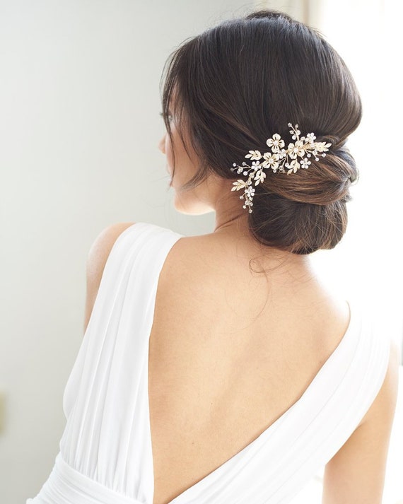Crystal Bridal Comb Floral Rhinestone Wedding Comb Bridal - Etsy Crystal Bridal Comb Floral Rhinestone Wedding Comb Bridal - Etsy